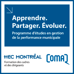 Apprendre. Partager. Évoluer. Programme d'études en gestion de la performance municipale
