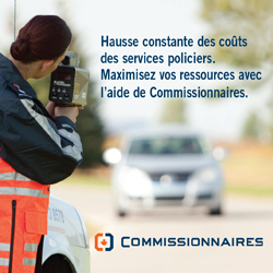 Hausse constante des coûts des services policiers. Maximisez vos ressources avec l'aide de Commissionnaires.