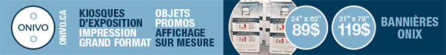 ONIVO : Kiosques d'exposition, impression grand format, et plus!