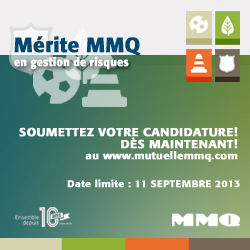 Mérite MMQ en gestion de risques | Soumettez votre candidature! Dès maintenant! Date limite : 11 septembre 2013