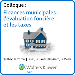 Colloque | Finances municipales : l'évaluation foncière et les taxes