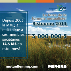 Depuis 2003, la MMQ a redistribué à ses membres sociétaires 14,5 M$ en ristournes !