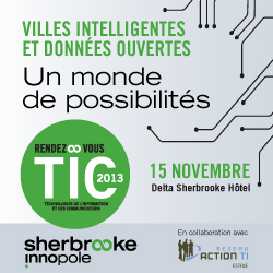 Villes intelligentes et données ouvertes. Un monde de possibilités | 15 novembre, Delta Sherbrooke Hôtel