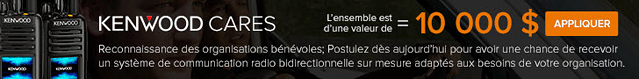 Kenwood Cares | Reconnaissance des organisations bénévoles. Appliquer!
