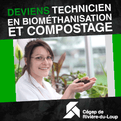 Deviens technicien en biométhanisation et compostage | Programme collégial exclusif, tout nouveau secteur d'emploi | Inscription maintenant !