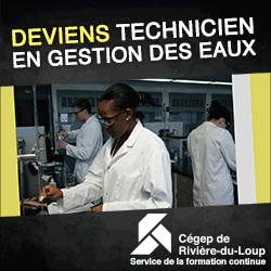 Deviens technicien en gestion des eaux : Début janvier 2015 | Inscriptions dès maintenant