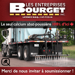Des produits d'ici… pour les routes d'ici ! | Les Entreprises Bourget