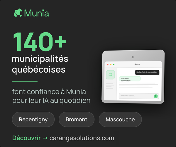 140+ municipalités font confiance à Munia pour leur IA au quotidien