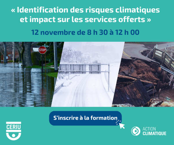 Formations sur l'identification des risques climatiques | S'inscrire »